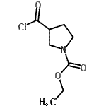 CAS#: 124438-21-7, Ethyl 3-(Chlorocarbonyl)-1-Pyrrolidinecarboxylate