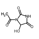 CAS#: 124443-50-1, 1-Acetyl-5-Hydroxy-2,4-Imidazolidinedione