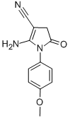 CAS#: 124476-79-5, 2-Amino-1-(4-Methoxyphenyl)-5-Oxo-4H-Pyrrole-3-Carbonitrile