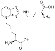 CAS 登录号：124505-87-9， (2S)-2-氨基-6-[2-[[(4S)-4-氨基-5-羟基-5-氧代戊基]氨基]咪唑并[4,5-b]吡啶-4-基]己酸