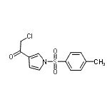 CAS#: 124511-96-2, 2-Chloro-1-{1-[(4-Methylphenyl)Sulfonyl]-1H-Pyrrol-3-Yl}Ethanone