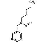 CAS 登录号：124521-15-9， N-亚硝基-N-(3-吡啶基甲基)-1-戊胺