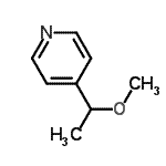CAS 登录号：124528-27-4， 4-(1-甲氧基乙基)吡啶