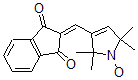 CAS 登录号：124558-37-8， 3-((1,3-二氢-1,3-二氧代-2H-茚-2-亚基)甲基)-2,5-二氢-2,2,5,5-四甲基-1H-吡咯-1-基氧基