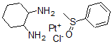 CAS 登录号：124578-26-3， 氯(1,2-环己烷二胺)((甲基亚磺酰)苯)铂(I)