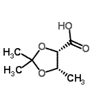 CAS#: 124600-38-0, (4S,5S)-2,2,5-Trimethyl-1,3-Dioxolane-4-Carboxylic Acid