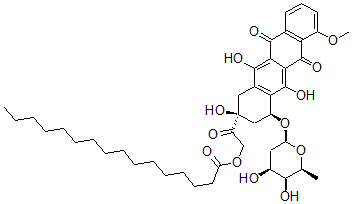 CAS#: 124622-11-3, [2-[(2S,4S)-4-[(2S,4S,5S,6S)-4,5-Dihydroxy-6-Methyloxan-2-Yl]Oxy-2,5,12-Trihydroxy-7-Methoxy-6,11-Dioxo-3,4-Dihydro-1H-Tetracen-2-Yl]-2-Oxoethyl] Hexadecanoate