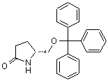 CAS 登录号：124665-91-4， (5R)-5-[(三苯甲基氧基)甲基]-2-吡咯烷酮