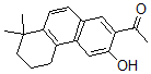 CAS 登录号：124681-15-8， 1-(3-羟基-8,8-二甲基-6,7-二氢-5H-菲-2-基)乙酮