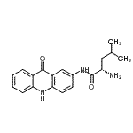 CAS 登录号：124689-91-4， N-(9-氧代-9,10-二氢-2-吖啶基)-L-亮氨酰胺