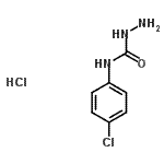 CAS#: 124700-01-2, N-(4-Chlorophenyl)Hydrazinecarboxamide Hydrochloride (1:1)