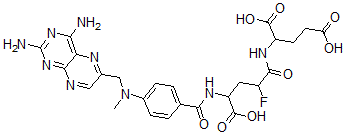 CAS#: 124716-15-0, 2-[[4-[[4-[(2,4-Diaminopteridin-6-Yl)Methyl-Methylamino]Benzoyl]Amino]-2-Fluoro-5-Hydroxy-5-Oxopentanoyl]Amino]Pentanedioic Acid