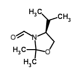 CAS 登录号：124716-44-5， (4S)-4-异丙基-2,2-二甲基-1,3-恶唑烷-3-甲醛