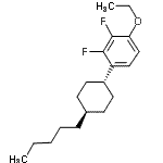 CAS#: 124729-02-8, 1-Ethoxy-2,3-Difluoro-4-(trans-4-Pentylcyclohexyl)Benzene