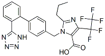 CAS 登录号：124750-95-4， 5-(1,1,2,2,2-五氟乙基)-2-丙基-3-[[4-[2-(2H-四唑-5-基)苯基]苯基]甲基]咪唑-4-羧酸