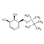 CAS#: 124751-19-5, 2,6-Anhydro-5-Deoxy-1-O-[Dimethyl(2-Methyl-2-Propanyl)Silyl]-D-Arabino-Hex-5-Enitol