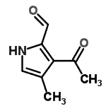 CAS#: 124815-00-5, 3-Acetyl-4-Methyl-1H-Pyrrole-2-Carbaldehyde