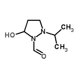 CAS#: 124838-25-1, 5-Hydroxy-2-Isopropyl-1-Pyrazolidinecarbaldehyde