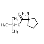 CAS 登录号：124900-79-4， 三甲基硅烷基1-氨基环戊烷羧酸酯