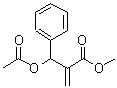 CAS 登录号：124957-36-4， 2-[乙酰氧基(苯基)甲基]丙烯酸甲酯