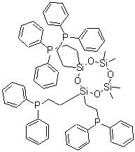 CAS#: 124998-64-7, [(6,6,8,8-Tetramethyl-1,3,5,7,2,4,6,8-tetroxatetrasilocane-2,2,4,4-tetrayl)tetra-2,1-ethanediyl]tetrakis(diphenylphosphine)