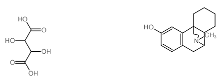 CAS 登录号：125-72-4， 无水左啡诺酒石酸盐