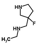 CAS#: 125032-85-1, N-[(3-Fluoro-3-Pyrrolidinyl)Methyl]Ethanamine