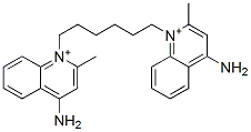 CAS#: 125093-38-1, 1-[6-(4-Amino-2-Methylquinolin-1-Ium-1-Yl)Hexyl]-2-Methylquinolin-1-Ium-4-Amine Diiodide
