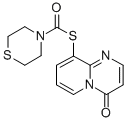CAS 登录号：125209-33-8， S-(4-氧代吡啶并[1,2-a]嘧啶-9-基) 硫代吗啉-4-硫代羧酸酯
