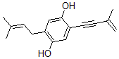 CAS#: 125213-21-0, 2-(3-Methylbut-2-Enyl)-5-(3-Methylbut-3-En-1-Ynyl)Benzene-1,4-Diol