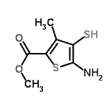 CAS#: 125270-28-2, Methyl 5-Amino-3-Methyl-4-Sulfanyl-2-Thiophenecarboxylate