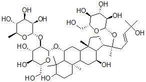 CAS 登录号：125310-00-1， 珠子参甙F6