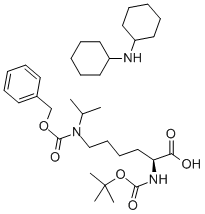 CAS#: 125323-99-1, N2-[(1,1-Dimethylethoxy)Carbonyl]-N6-(1-Methylethyl)-N6-[(Phenylmethoxy)Carbonyl]-L-Lysine