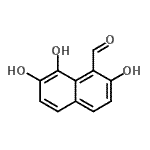 CAS#: 125366-77-0, 2,7,8-Trihydroxy-1-Naphthaldehyde