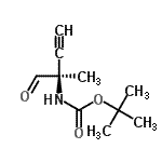 CAS#: 125414-52-0, 2-Methyl-2-Propanyl [(2R)-2-Methyl-1-Oxo-3-Butyn-2-Yl]Carbamate