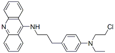 CAS#: 125486-24-0, N-[3-[4-(2-Chloroethyl-Ethylamino)Phenyl]Propyl]Acridin-9-Amine