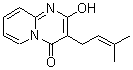 CAS 登录号：125493-24-5， 2-羟基-3-(3-甲基-2-丁烯-1-基)-4H-吡啶并[1,2-a]嘧啶-4-酮