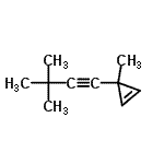 CAS#: 125510-63-6, 3-(3,3-Dimethyl-1-Butyn-1-Yl)-3-Methylcyclopropene