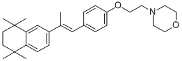 CAS#: 125533-88-2, 4-[2-[4-[(E)-2-(5,5,8,8-Tetramethyl-6,7-Dihydronaphthalen-2-Yl)Prop-1-Enyl]Phenoxy]Ethyl]Morpholine