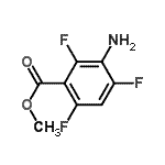 CAS 登录号：125568-74-3， 甲基3-氨基-2,4,6-三氟苯甲酸酯