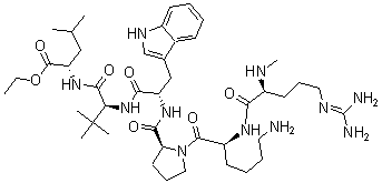 CAS 登录号：125600-60-4， 甲基精氨酰-赖氨酰-脯氨酰-色氨酰-叔-亮氨酰-亮氨酸乙酯