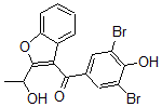 CAS#: 125729-46-6, (3,5-Dibromo-4-Hydroxyphenyl)-[2-(1-Hydroxyethyl)-1-Benzofuran-3-Yl]Methanone