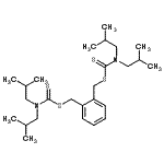 CAS#: 125769-67-7, 1,2-Phenylenebis(Methylene) Bis(Diisobutylcarbamodithioate)