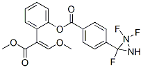CAS 登录号：125808-18-6， [2-[(Z)-1,3-二甲氧基-3-氧代丙-1-烯-2-基]苯基]4-[3-(三氟甲基)二氮杂环丙烯-3-基]苯甲酸酯