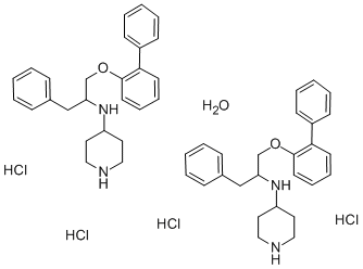 CAS#: 125849-30-1, N-(1-Benzyl-4-Piperidyl)-2-(2-Biphenylyloxy)Ethylamine Dihydrochloride Hemihydrate