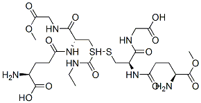 CAS 登录号：125974-23-4， 甲基(2S)-2-氨基-5-[[(2R)-3-(乙基氨基甲酰硫基)-1-[(2-甲氧基-2-氧代乙基)氨基]-1-氧代丙烷-2-基]氨基]-5-氧代戊酸酯
