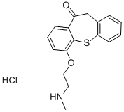 CAS 登录号：125981-95-5， 6-[2-(甲基氨基)乙氧基]-二苯并[b,f]硫杂卓-10(11H)-酮盐酸盐(1:1)