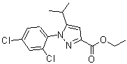 CAS 登录号：126099-96-5， 1-(2,4-二氯苯基)-5-异丙基-1H-吡唑-3-羧酸乙酯