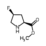 CAS 登录号：126111-12-4， 甲基(4S)-4-氟-L-脯氨酸酯