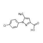 CAS 登录号：126129-22-4， 1-(4-氯苯基)-5-甲基-1H-吡唑-3-羧酸